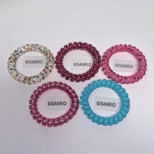 Hello Kitty & Friends Sanrio Hair Tie Bundle of 5! 💖🌸😽 Goody Jelly Bands